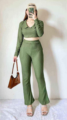 Flare pants terno fit up to xl