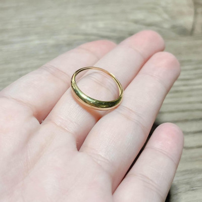 Preloved 18k dome ring