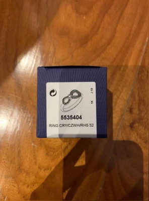 Swarovski Infinity Ring