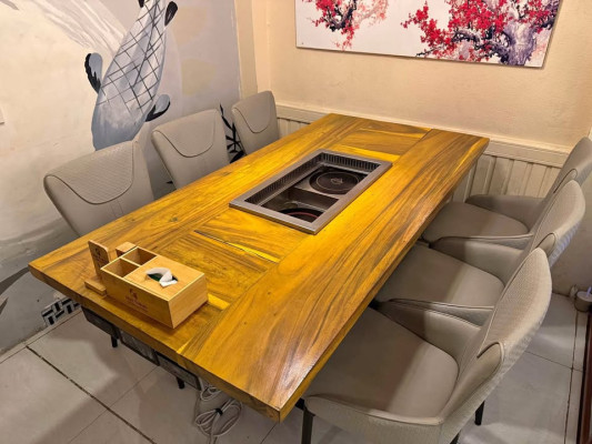 Electric Yakiniku and hotpot BBQ table