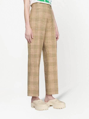 Gucci Perforated GG Platform Mules