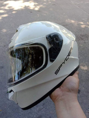 Spyder spike² pearl white