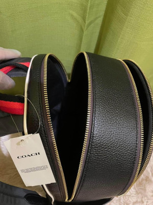 Coach Womens Court Backpack w/ Tiger Print