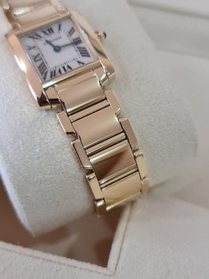 Cartier ladies Tank Solid gold 18k