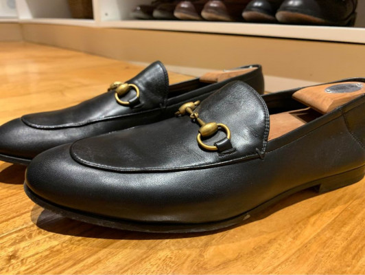 Gucci calf leather shoes