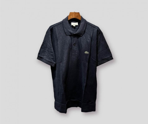 Lacoste classic dark ash polo shirt