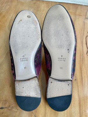 Authentic Gucci Princetown Donald Duck Jacquard Mules