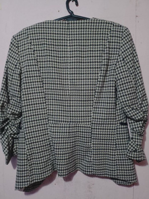 Pre loved checkered blazer for women