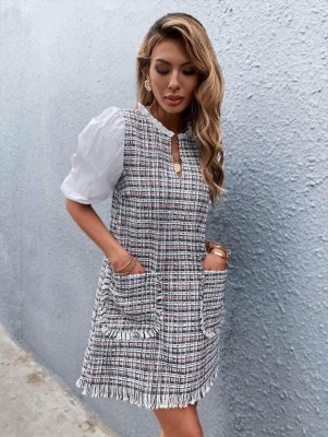 Zara* Tweed Dress RTW XS