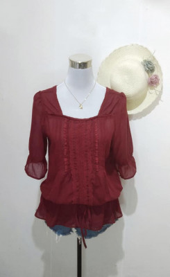 PRELOVED PUFF SLEEVES TOPS