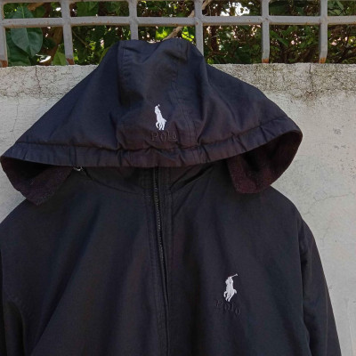 Vintage Ralph Lauren Reversible wit Removable Hood Jacket