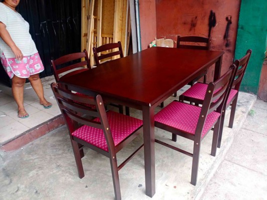 Brand new dinning table Malaysian wood