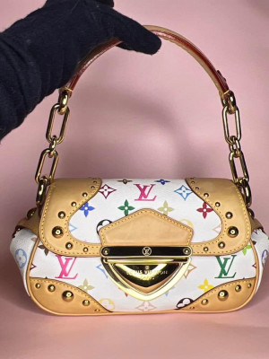 LV Marilyn monogram multicolor white