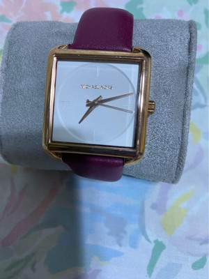 MK Michael Kors Lake Leather Watch