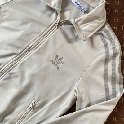 Adidas Trefoil Chrome white jacket