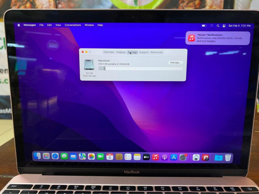 MacBook 12-inch 2017 8GB 256ssd