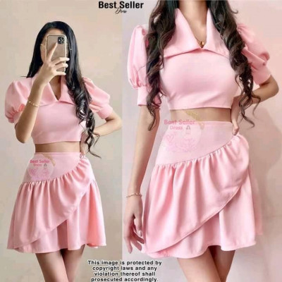 Clara Puff Sleeve Terno