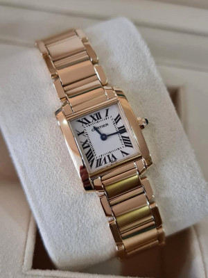 Cartier ladies Tank Solid gold 18k