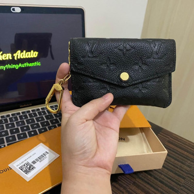 LV Key Pouch Empreinte Black