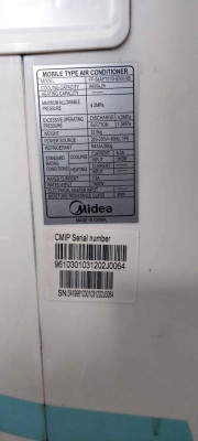 Midea Portable Aircon 1hp With Remote