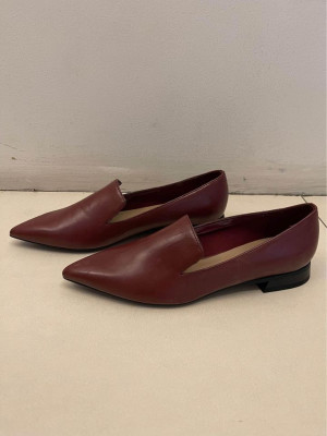 Rush Sale!!! Charles & Keith Maroon Leather Shoes