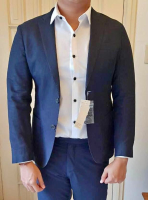 Uniqlo Men's Cotton Linen Coat! (XL)