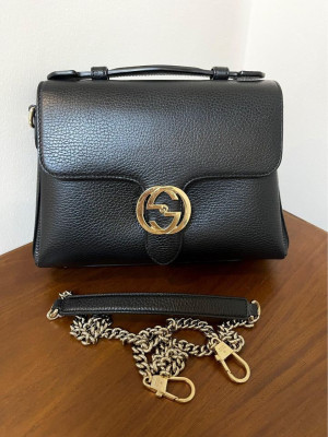 Gucci  interlocking flap bag