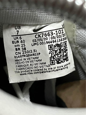 Nike Air Force 1 White Black Midsole Original/Legit