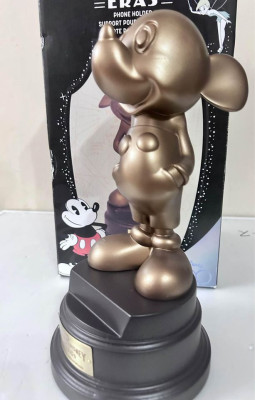 Disney 100 Years Mickey Mouse Large Metal Figure Phone Holder