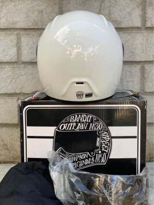 Simpson bandit helmet with extra smoke lens Brandnew Medium size