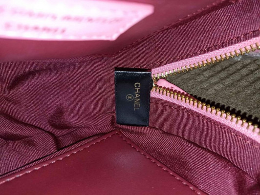 Cc pink heart leather bag vip gift