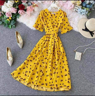 Fashion casual floral dress