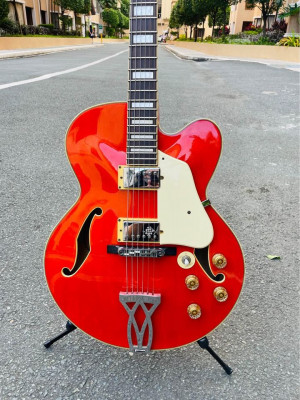 Ibanez AF75 Transparent Orange Hollow Body Guitar