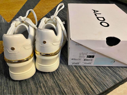 Aldo White Sneakers (wedge)