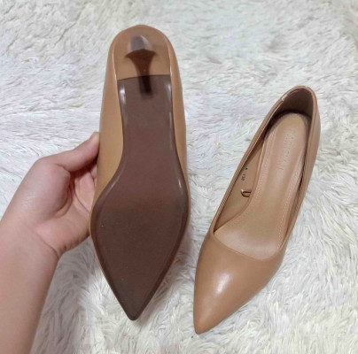Parisian Heels Shoes Cream Nude