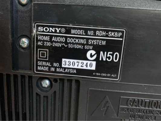 Sony Home Audio Docking System RDH-SK8iP