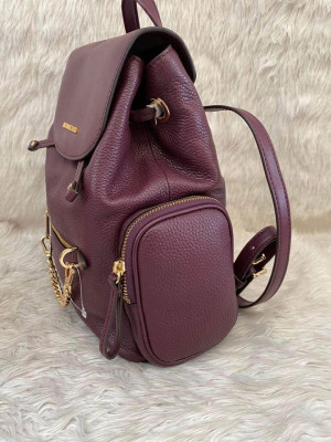 MK Jet Set Item Medium Chain Backpack Bordeaux