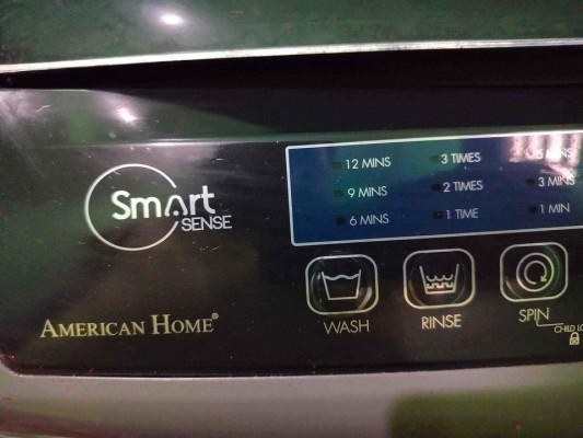 American home washing machine smart sense 8kg