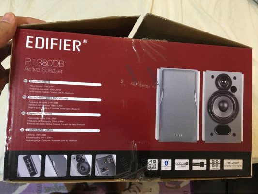 Edifier r1380db white bluetooth computer and multimedia bookshelf speakers