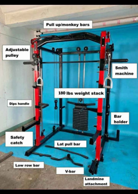 Smith Machine (Selectorized 180lbs)