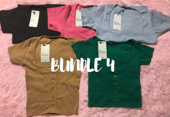 ZARA SQUARE NECK TOP