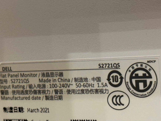 Dell 27" 4K UHD Frameless Monitor