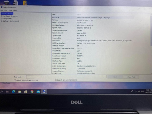 Dell Inspiron i3 7th gen