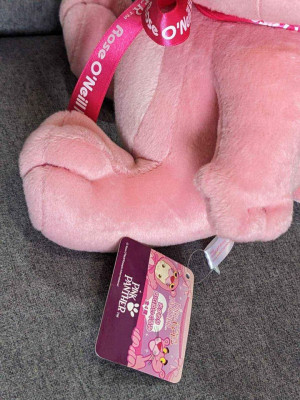 Rose O'Neill Kewpie x Pink Panther Plush Doll