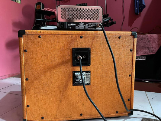 VOX lil night train with ORANGE PPC112 cab