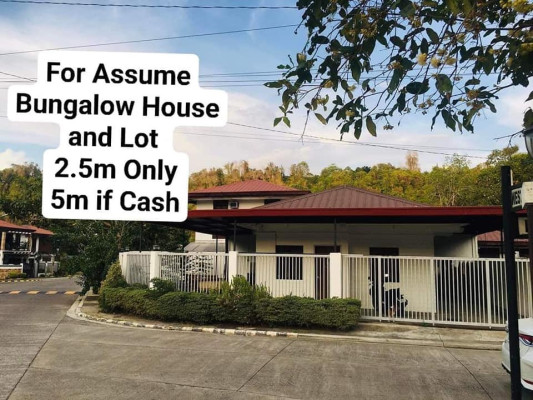 For Assume Bungalow House and Lot