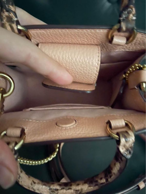 Coach Mini Pepper in Blush Pink