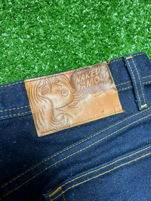 Naked & Famous : Tweed Fill Selvedge Denim Jeans - WeirdGuy Fit