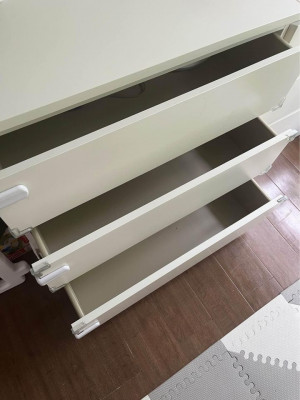 Ikea Malm 3-Drawer Dressers (2 pcs)