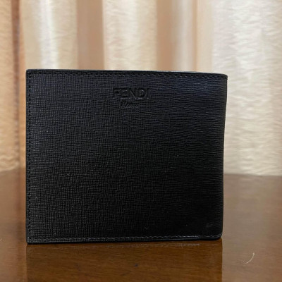 Authentic Fendi Monster Eye Bifold Compact Wallet